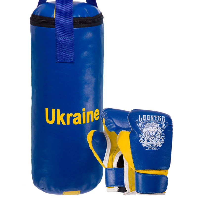 Набір боксерський дитячий груші і рукавички LEV UKRAINE LV-9940 кольори в асортименті
