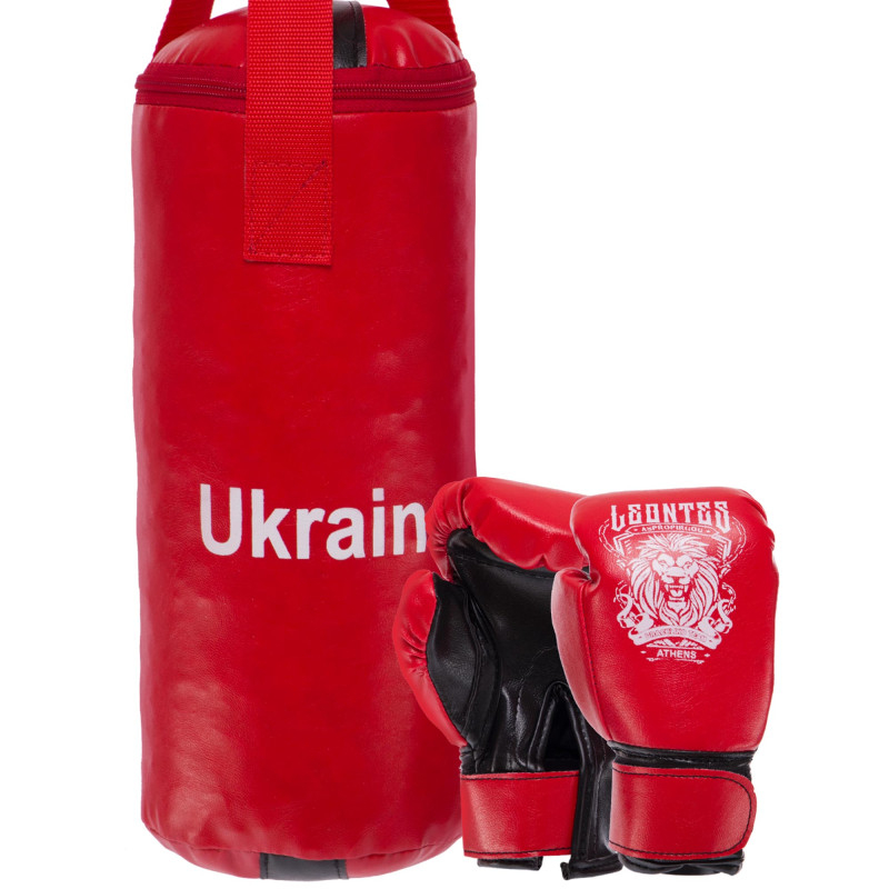 Набір боксерський дитячий груші і рукавички LEV UKRAINE LV-9940 кольори в асортименті