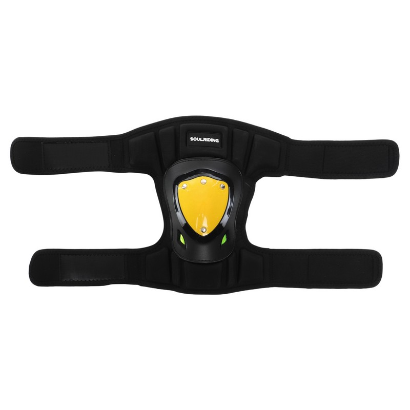 Комплект мотозахисту наколінники та налокітники з LED підсвічуванням SOULRIDING SP-Sport M-9331-LED чорний-жовтий