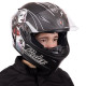 Мотошолом інтеграл (full face) QKE HARLEY QUINN Rider Crazy Girl M-9545 M-XL чорний-білий