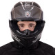 Мотошолом інтеграл (full face) QKE HARLEY QUINN Rider Crazy Girl M-9545 M-XL чорний-білий