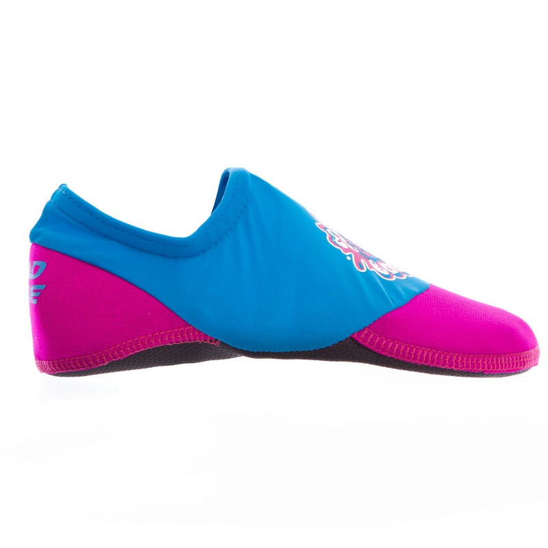 Аквашкарпетки MadWave SPLASH M037601-BL розмір 30-35 бірюзовий-рожевий