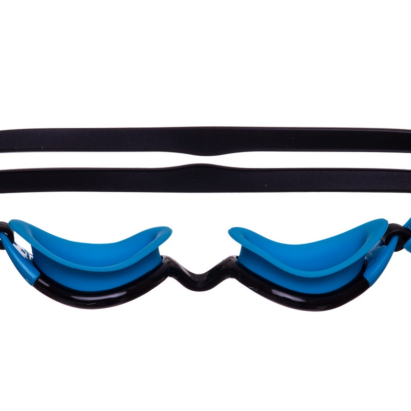 Окуляри для плавання юніорські MadWave SUN BLOKER JUNIOR M041302 чорний-синій