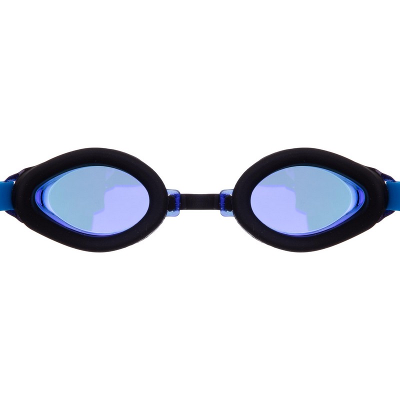 Окуляри для плавання юніорські райдужні лінзи MadWave AQUA RAINBOW JUNIOR M041505 синій