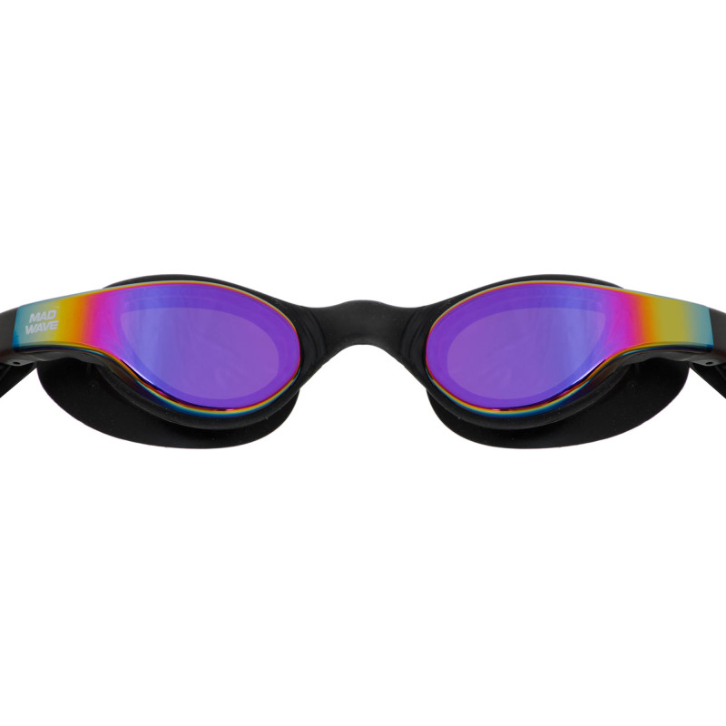 Окуляри для плавання дорослі райдужні лінзи дорослі MadWave RAY Rainbow M042003 кольори в асортименті
