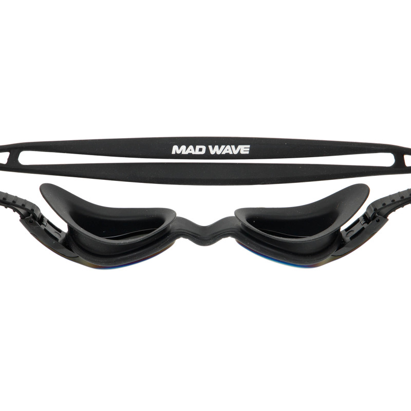 Окуляри для плавання дорослі райдужні лінзи дорослі MadWave RAY Rainbow M042003 кольори в асортименті