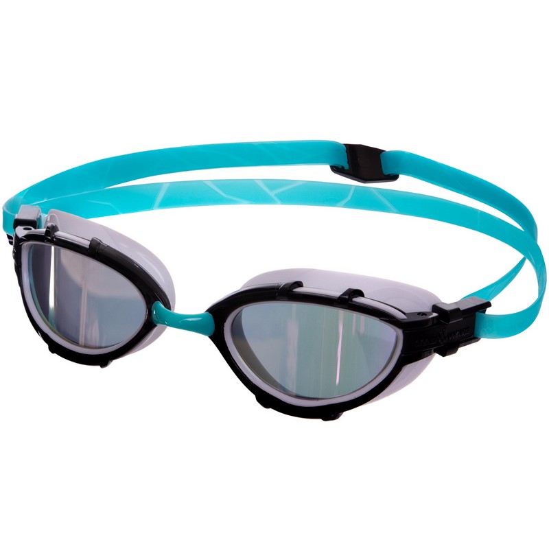 Окуляри для плавання дорослі райдужні лінзи дорослі MadWave TRIATHLON Rainbow M042706 кольори в асортименті