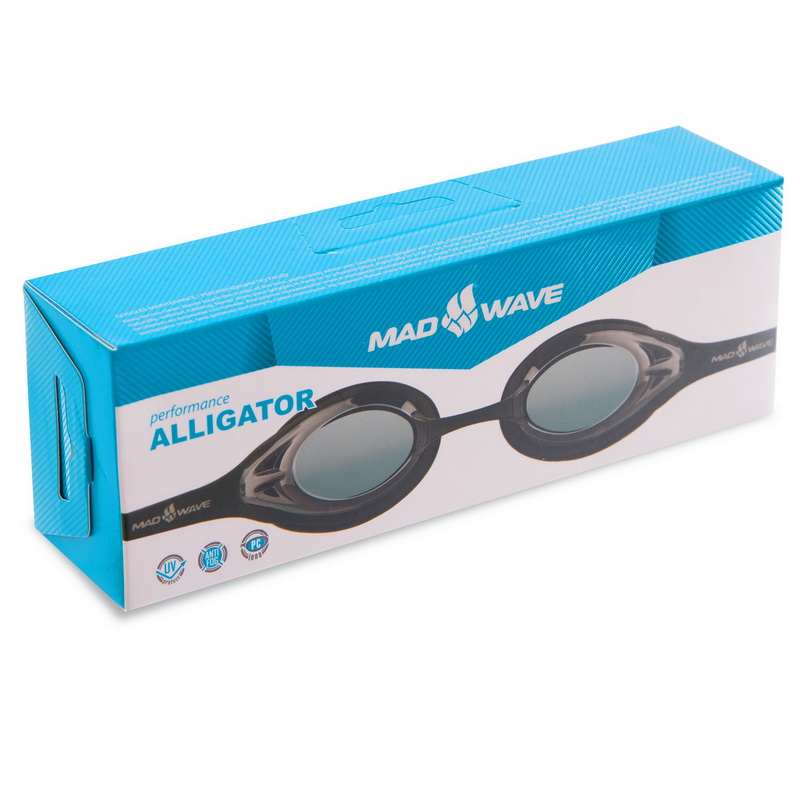 Окуляри для плавання дорослі MadWave ALLIGATOR M042713 кольори в асортименті