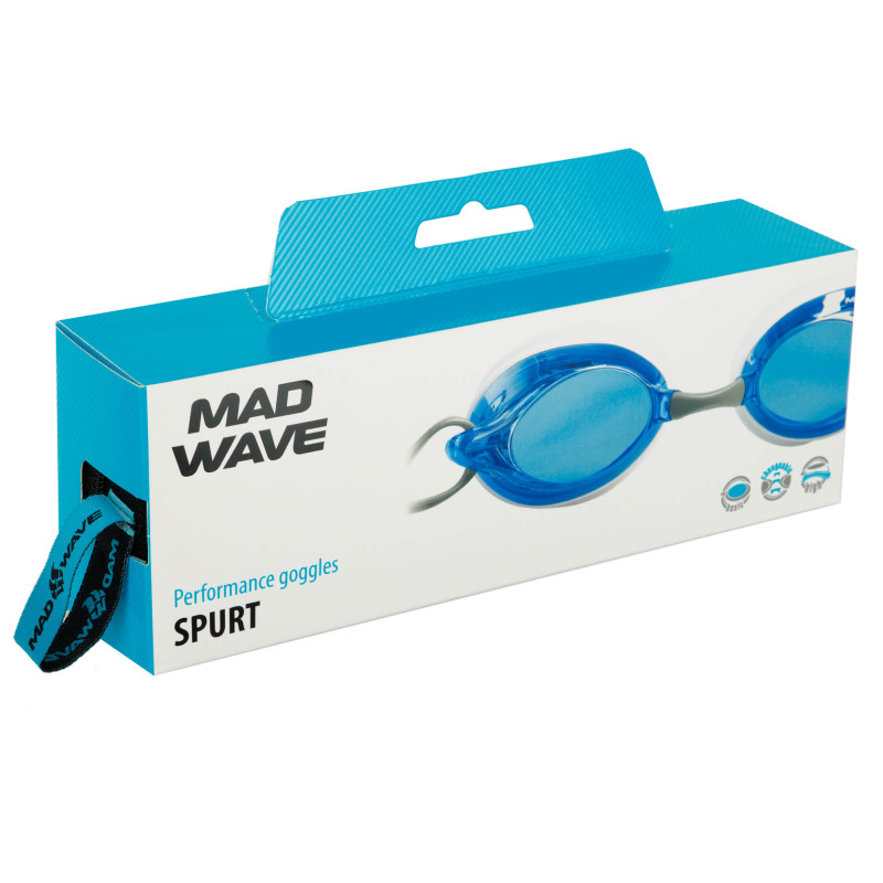Окуляри для плавання стартові MadWave SPURT M042724 кольори в асортименті