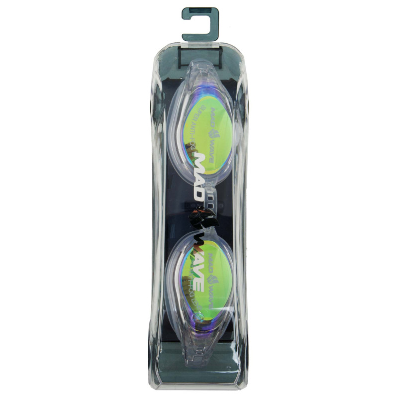 Окуляри для плавання дорослі дзеркальні лінзи MadWave COMPETITION MIRROR AUTOMATIC M043002 кольори в асортименті