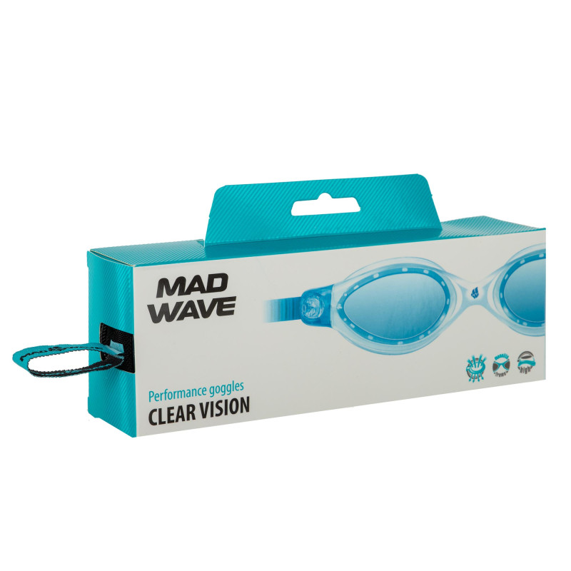 Окуляри для плавання дорослі MadWave CLEAR VISION M043106 кольори в асортименті