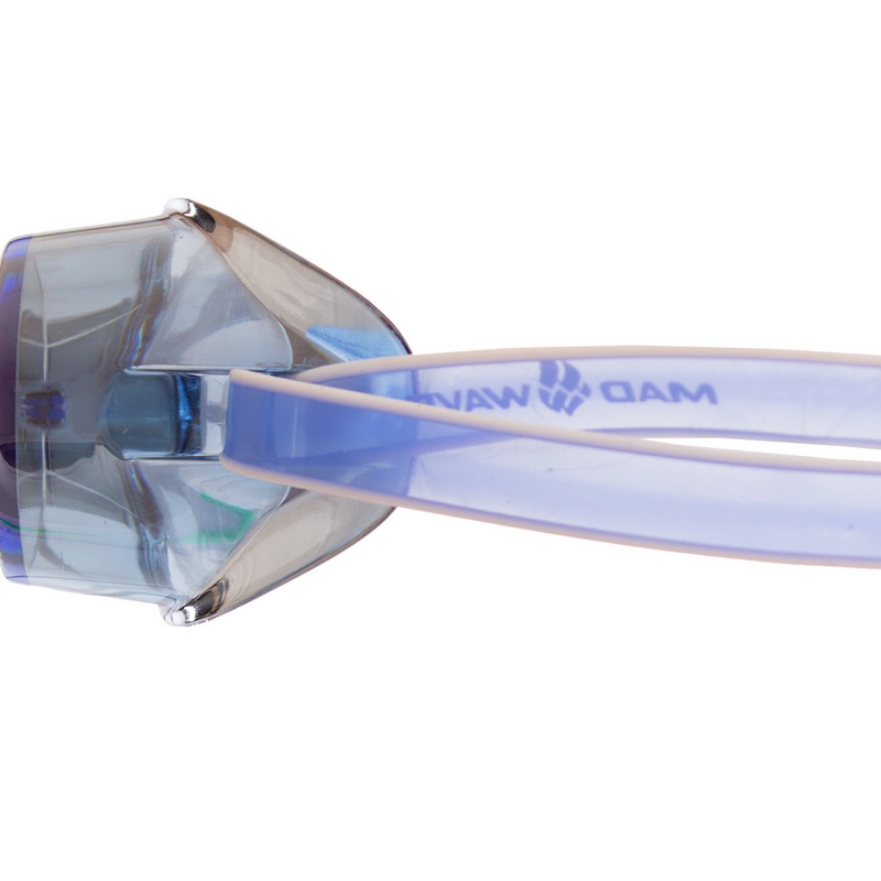 Окуляри для плавання стартові дзеркальні лінзи MadWave RACER SW MIRROR M045502 кольори в асортименті