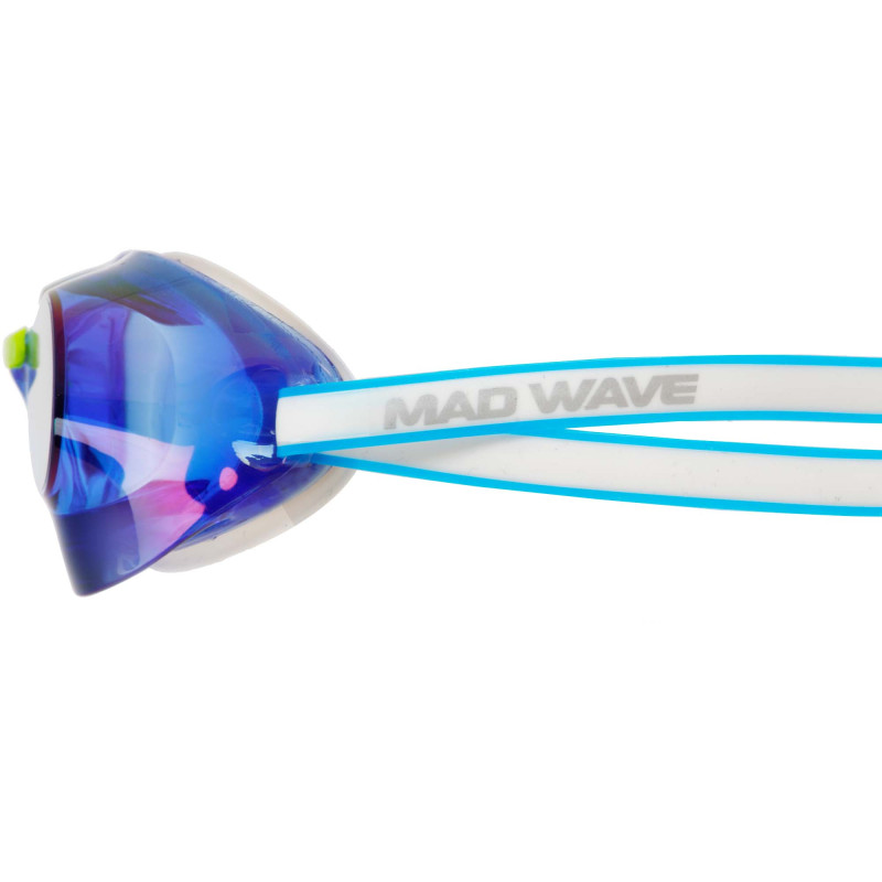 Окуляри для плавання стартові райдужні лінзи MadWave TURBO RACER II RAINBOW M045806 кольори в асортименті
