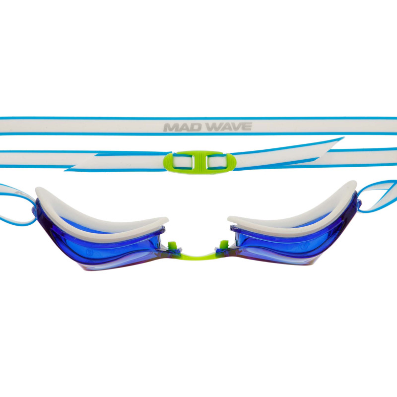 Окуляри для плавання стартові райдужні лінзи MadWave TURBO RACER II RAINBOW M045806 кольори в асортименті