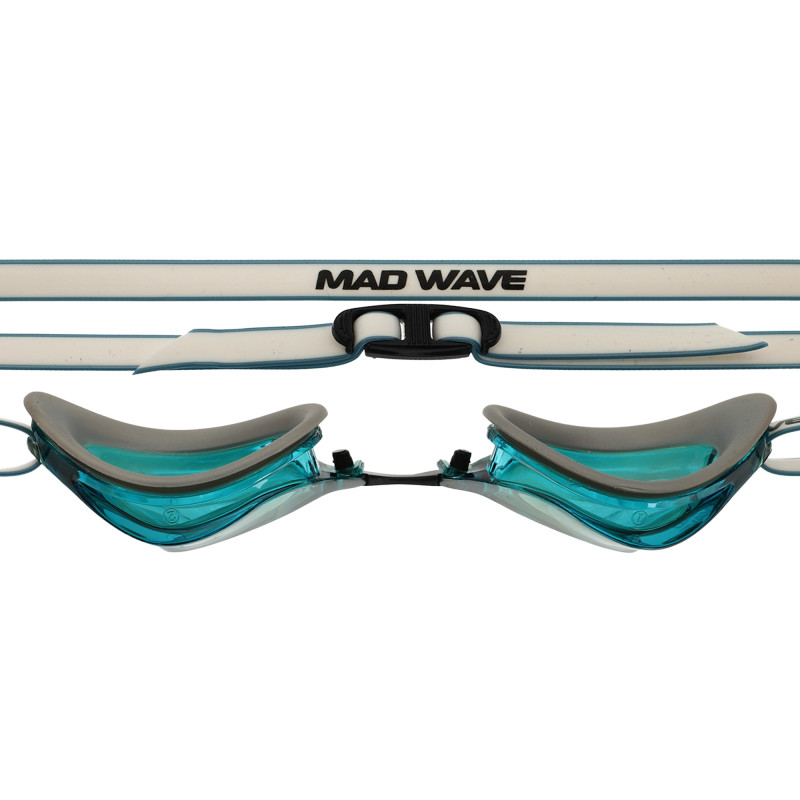 Окуляри для плавання стартові райдужні лінзи MadWave TURBO RACER II RAINBOW M045807 кольори в асортименті