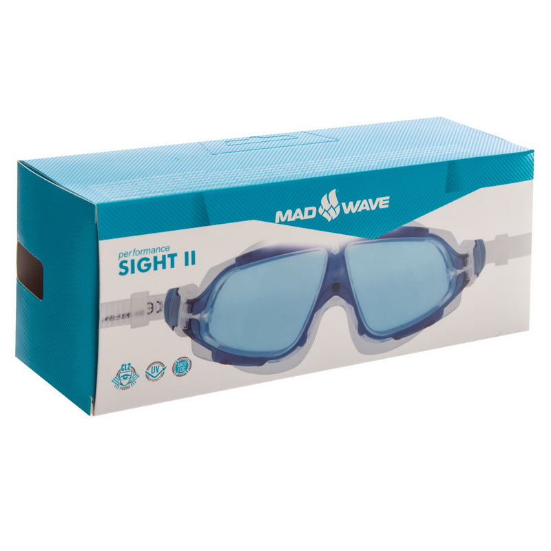 Окуляри-маска для плавання дорослі MadWave SIGHT II M046301 кольори в асортименті