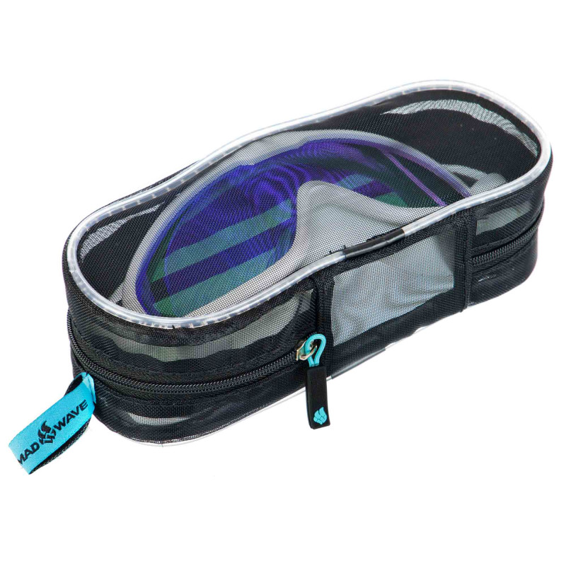 Окуляри-маска для плавання дорослі райдужні лінзи MadWave TARGET Rainbow M046901 кольори в асортименті