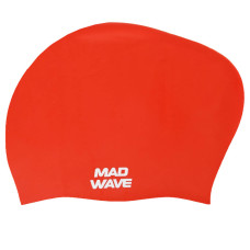 Шапочка для плавання силіконова на довге волосся для дорослих MadWave LONG HAIR M051101 кольори в асортименті