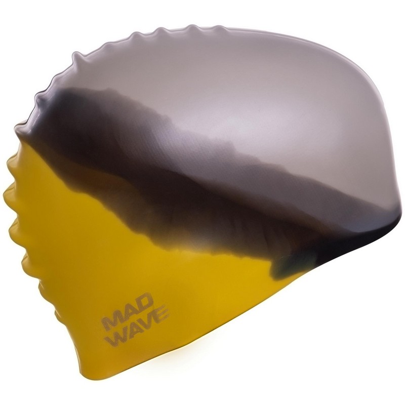 Шапочка для плавання силіконова збільшеного об'єму MadWave MULTI BIG M053111 кольори в асортименті