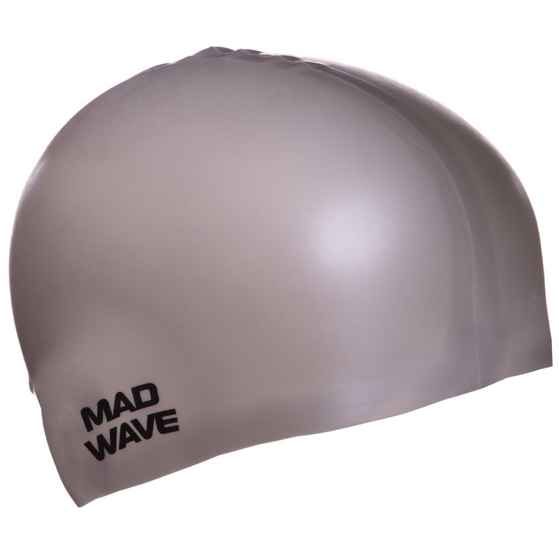 Шапочка для плавання силіконова збільшеного об'єму MadWave Intensive Big M053112 кольори в асортименті