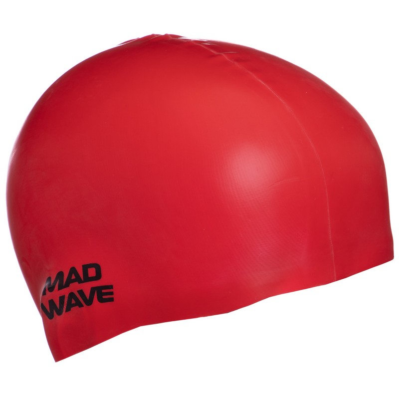 Шапочка для плавання силіконова збільшеного об'єму MadWave Intensive Big M053112 кольори в асортименті