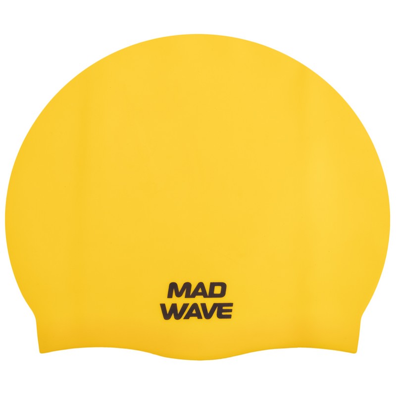 Шапочка для плавання силіконова збільшеного об'єму MadWave Intensive Big M053112 кольори в асортименті