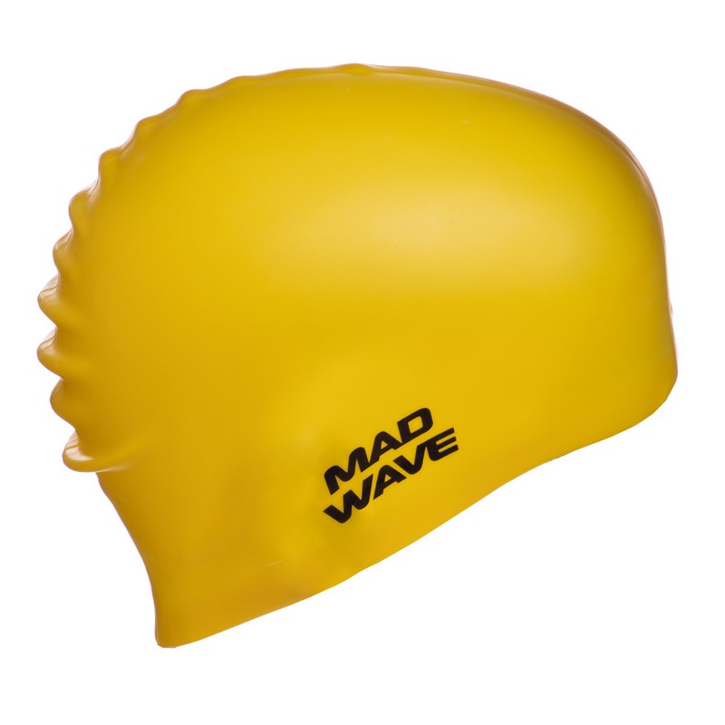 Шапочка для плавання силіконова збільшеного об'єму MadWave Intensive Big M053112 кольори в асортименті
