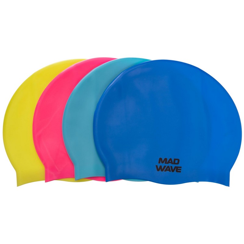 Шапочка для плавання силіконова для дорослих MadWave Light BIG M053113 кольори в асортименті