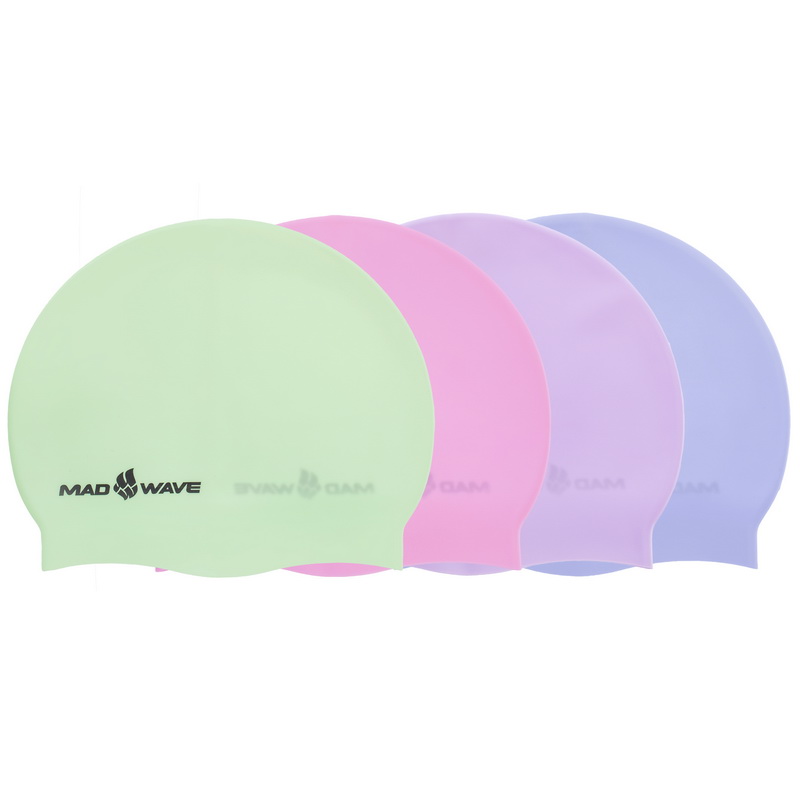 Шапочка для плавання силіконова для дорослих MadWave PASTEL M053504 кольори в асортименті