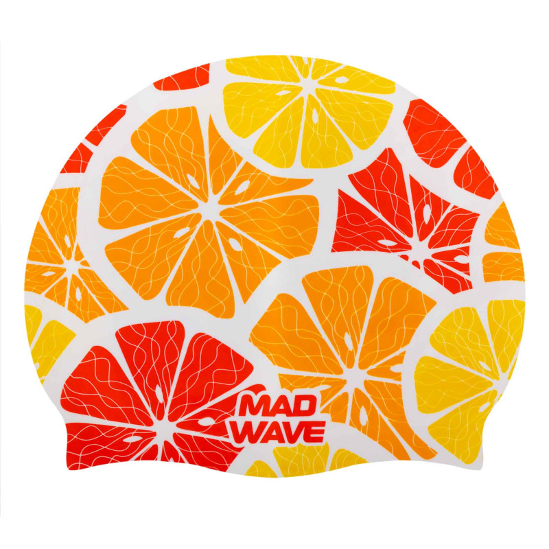 Шапочка для плавання силіконова для дорослих MadWave CITRUS M055316 жовтий
