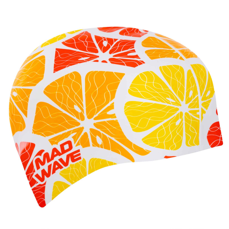 Шапочка для плавання силіконова для дорослих MadWave CITRUS M055316 жовтий