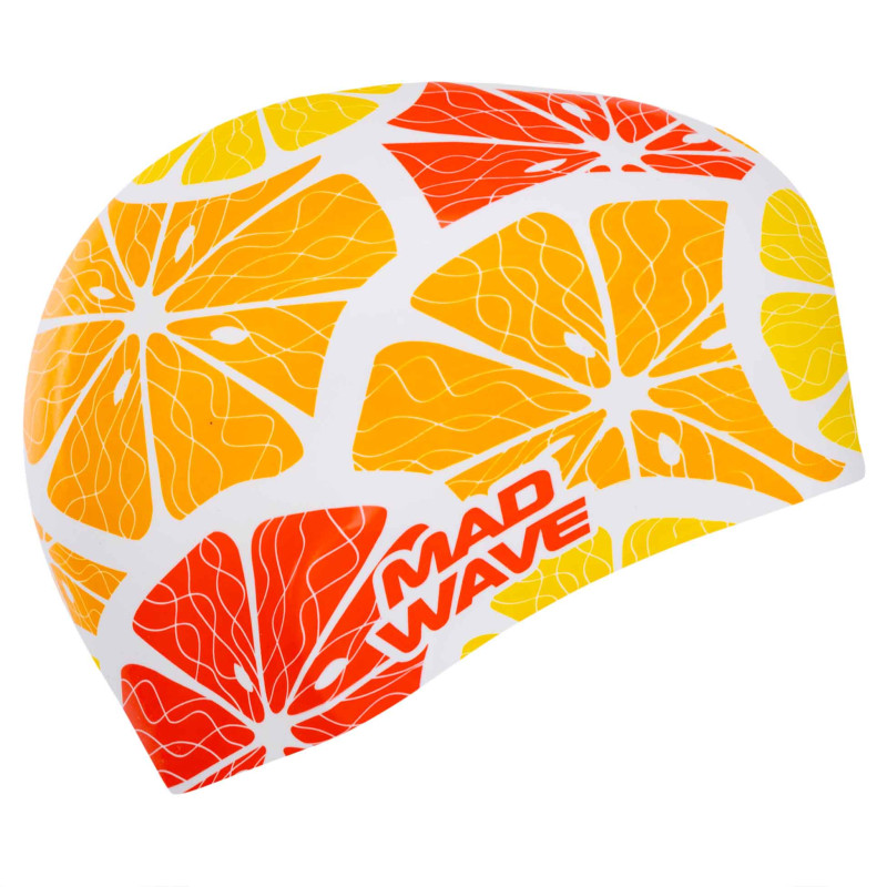 Шапочка для плавання силіконова для дорослих MadWave CITRUS M055316 жовтий