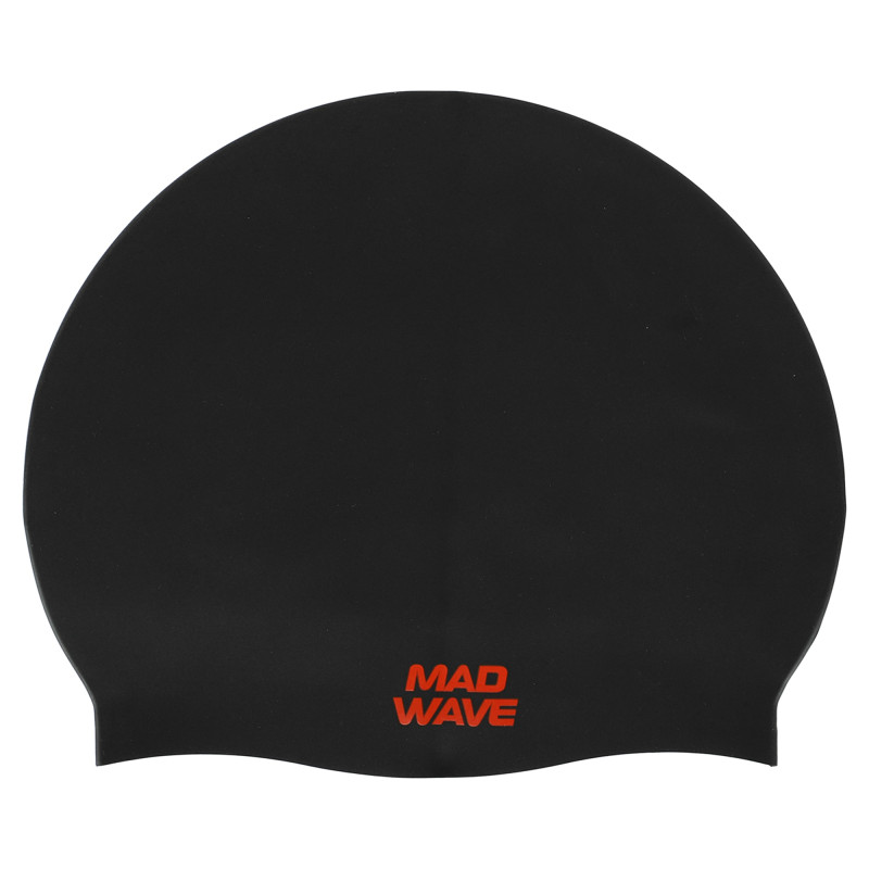 Шапочка для плавання силіконова для дорослих MadWave TIGER M055332 чорний