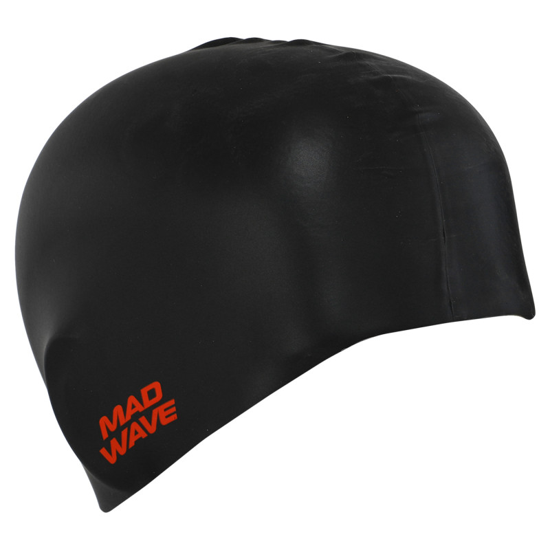 Шапочка для плавання силіконова для дорослих MadWave TIGER M055332 чорний