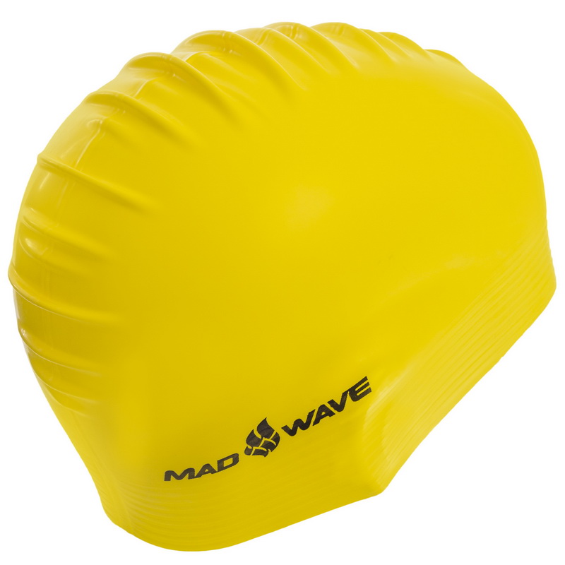 Шапочка для плавання латексна для дорослих MadWave SOLID M056501 кольори в асортименті