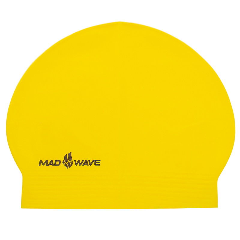 Шапочка для плавання латексна для дорослих MadWave SOLID SOFT M056502 кольори в асортименті