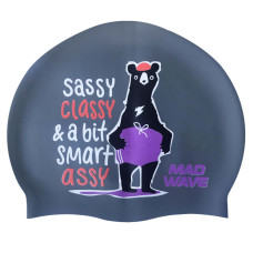 Шапочка для плавання силіконова юніорська MadWave Junior SMART ASSY M057002 кольори в асортименті