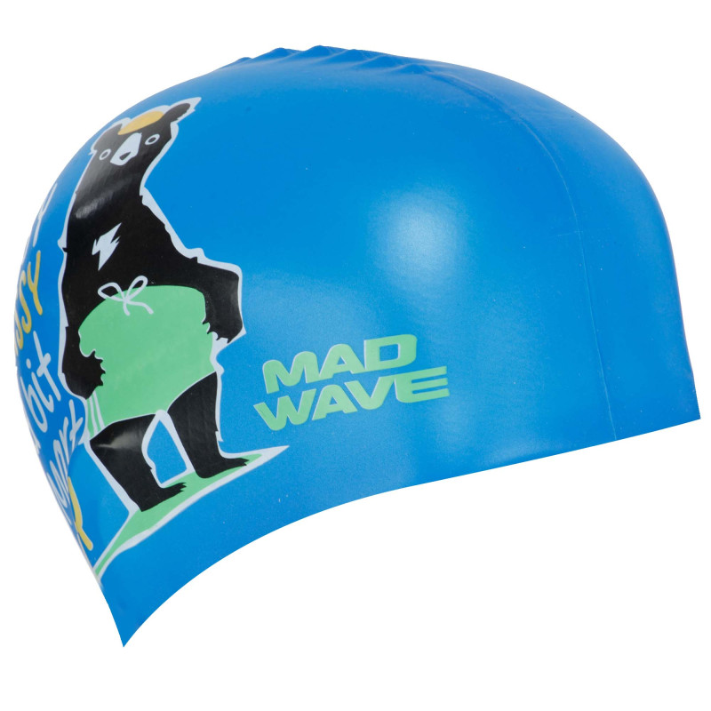 Шапочка для плавання силіконова юніорська MadWave Junior SMART ASSY M057002 кольори в асортименті