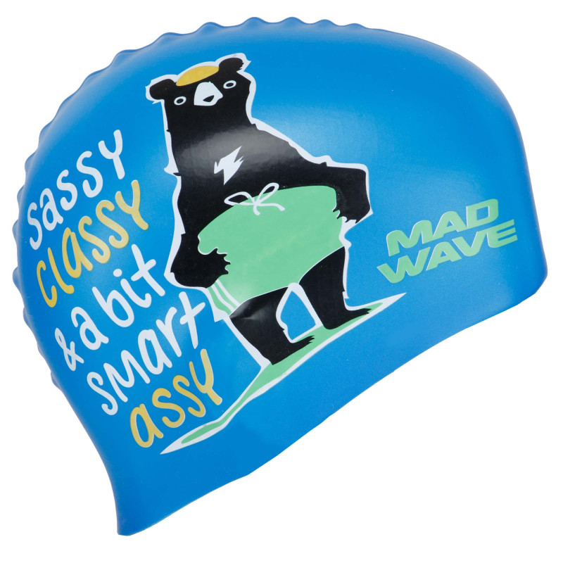 Шапочка для плавання силіконова юніорська MadWave Junior SMART ASSY M057002 кольори в асортименті