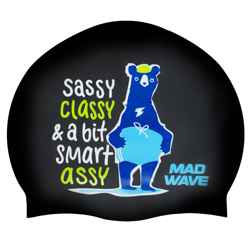 Шапочка для плавання силіконова юніорська MadWave Junior SMART ASSY M057002 кольори в асортименті