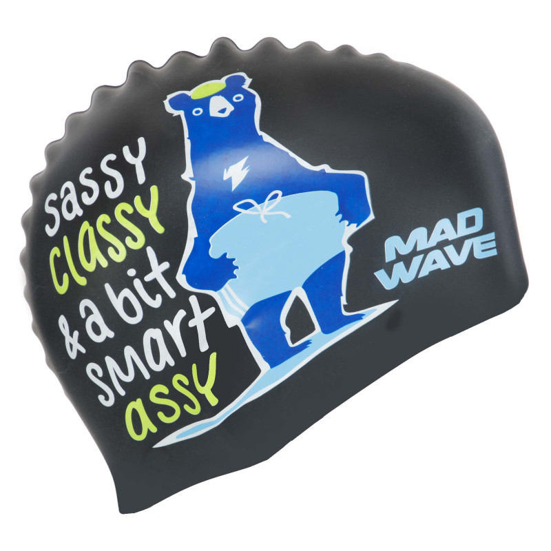 Шапочка для плавання силіконова юніорська MadWave Junior SMART ASSY M057002 кольори в асортименті