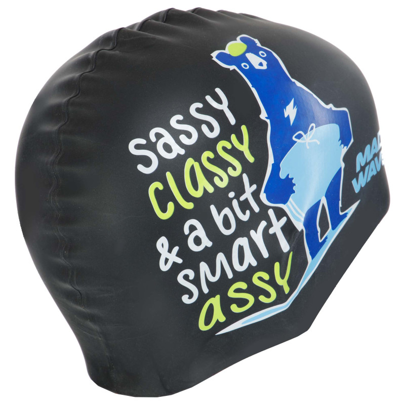 Шапочка для плавання силіконова юніорська MadWave Junior SMART ASSY M057002 кольори в асортименті