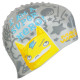Шапочка для плавання силіконова юніорська MadWave Junior SUPER HERO M057003 сріблий