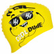 Шапочка для плавання силіконова юніорська MadWave Junior DUDE M057208 жовтий