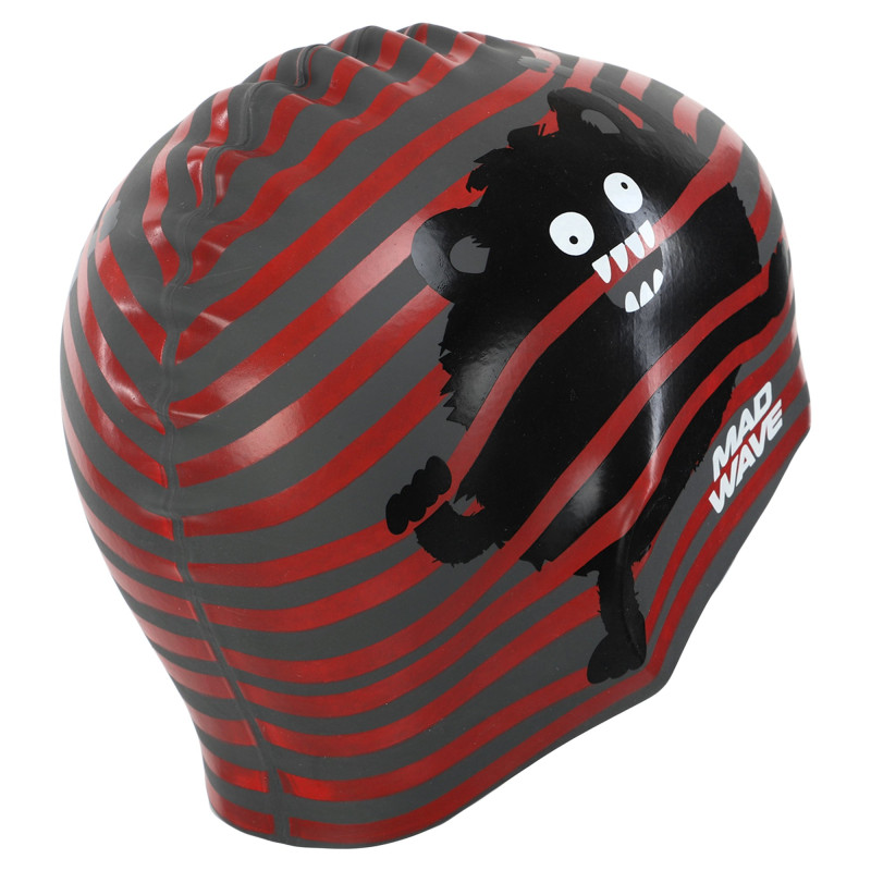 Шапочка для плавання силіконова юніорська MadWave Junior MONSTER M057309 кольори в асортименті