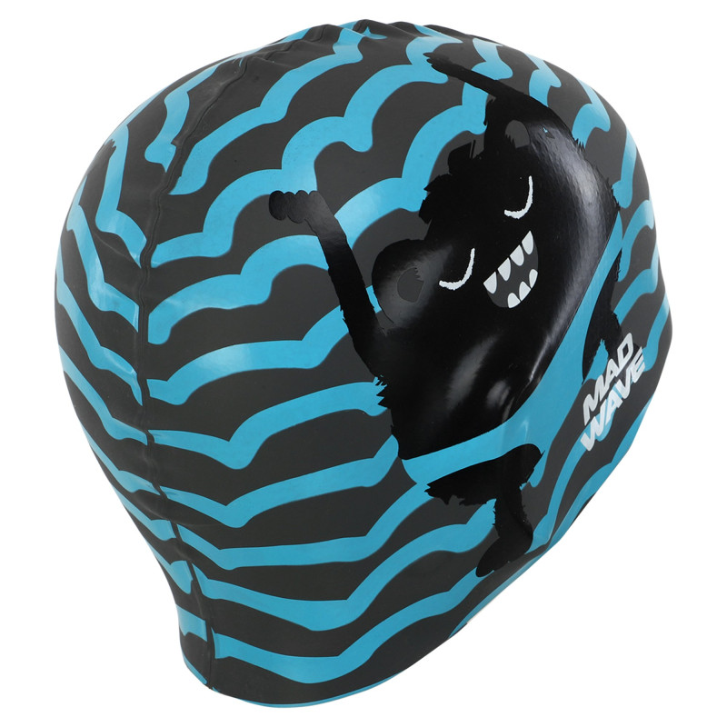 Шапочка для плавання силіконова юніорська MadWave Junior MONSTER M057309 кольори в асортименті