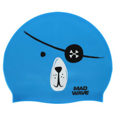 Шапочка для плавання силіконова юніорська MadWave Junior PIRATE M057312 кольори в асортименті