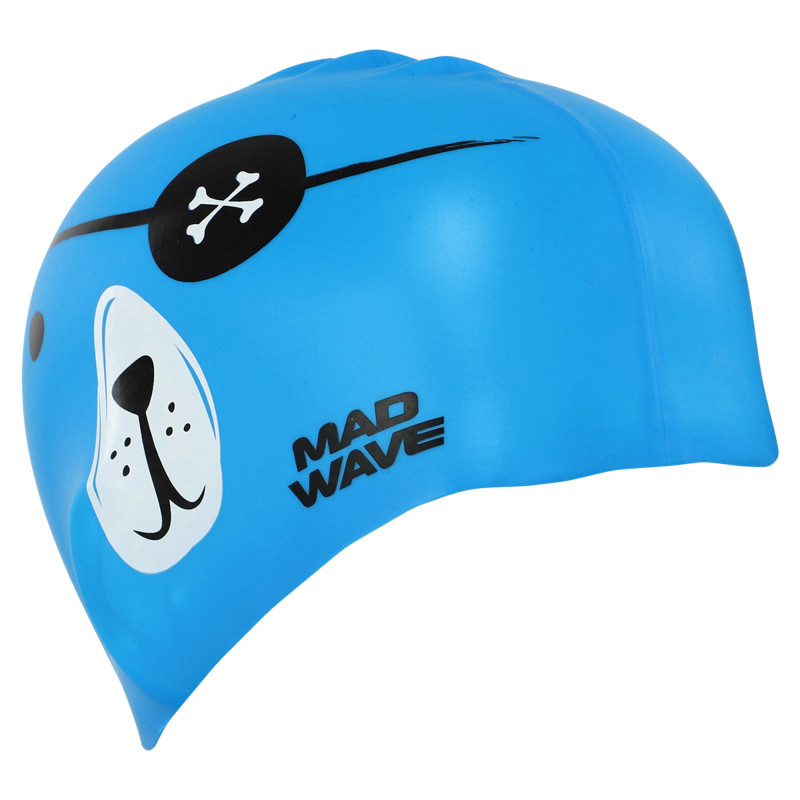 Шапочка для плавання силіконова юніорська MadWave Junior PIRATE M057312 кольори в асортименті