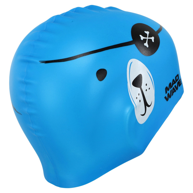 Шапочка для плавання силіконова юніорська MadWave Junior PIRATE M057312 кольори в асортименті