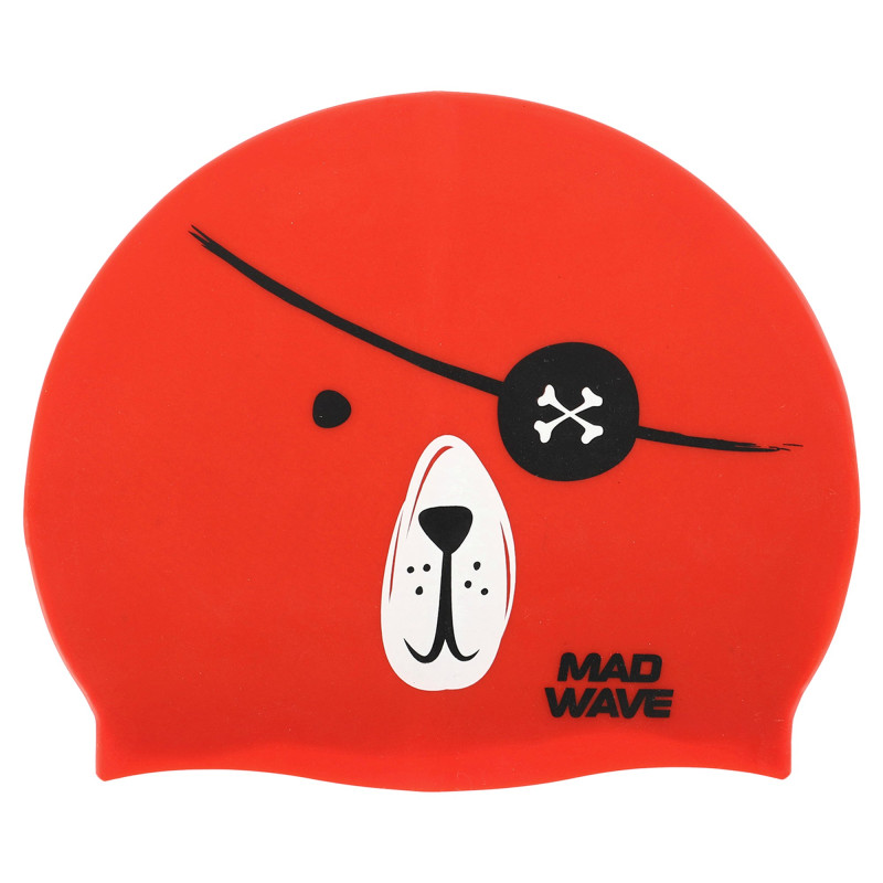 Шапочка для плавання силіконова юніорська MadWave Junior PIRATE M057312 кольори в асортименті